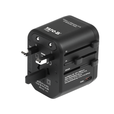 Cestovní adaptér Yato (150 zemí)