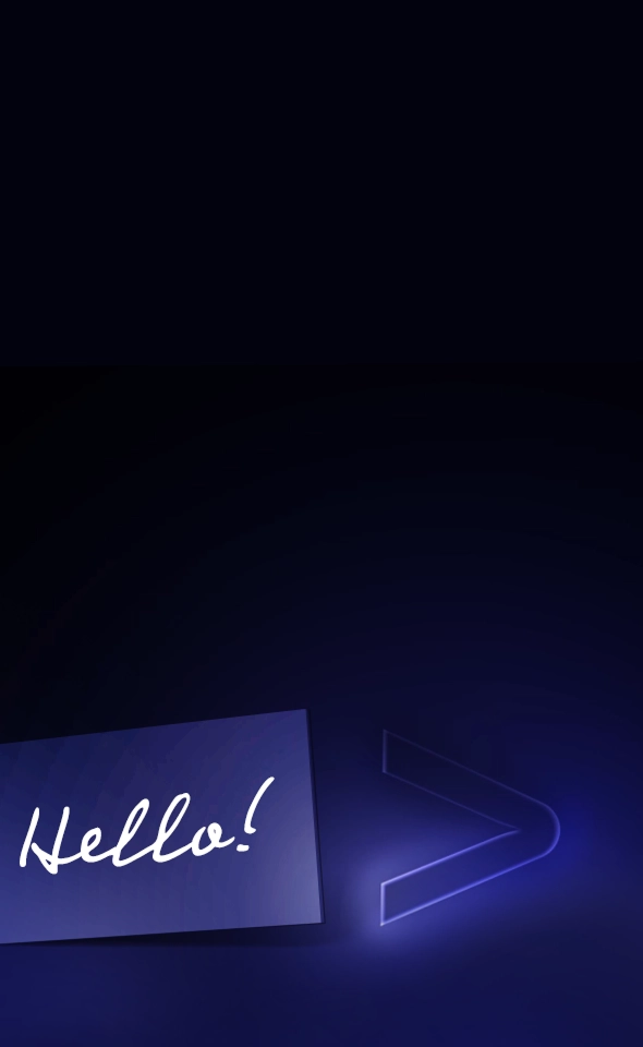 Grafika s textem Hello!